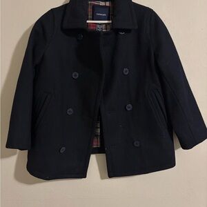 Crewcuts Midnight Black Kids Peacoat
